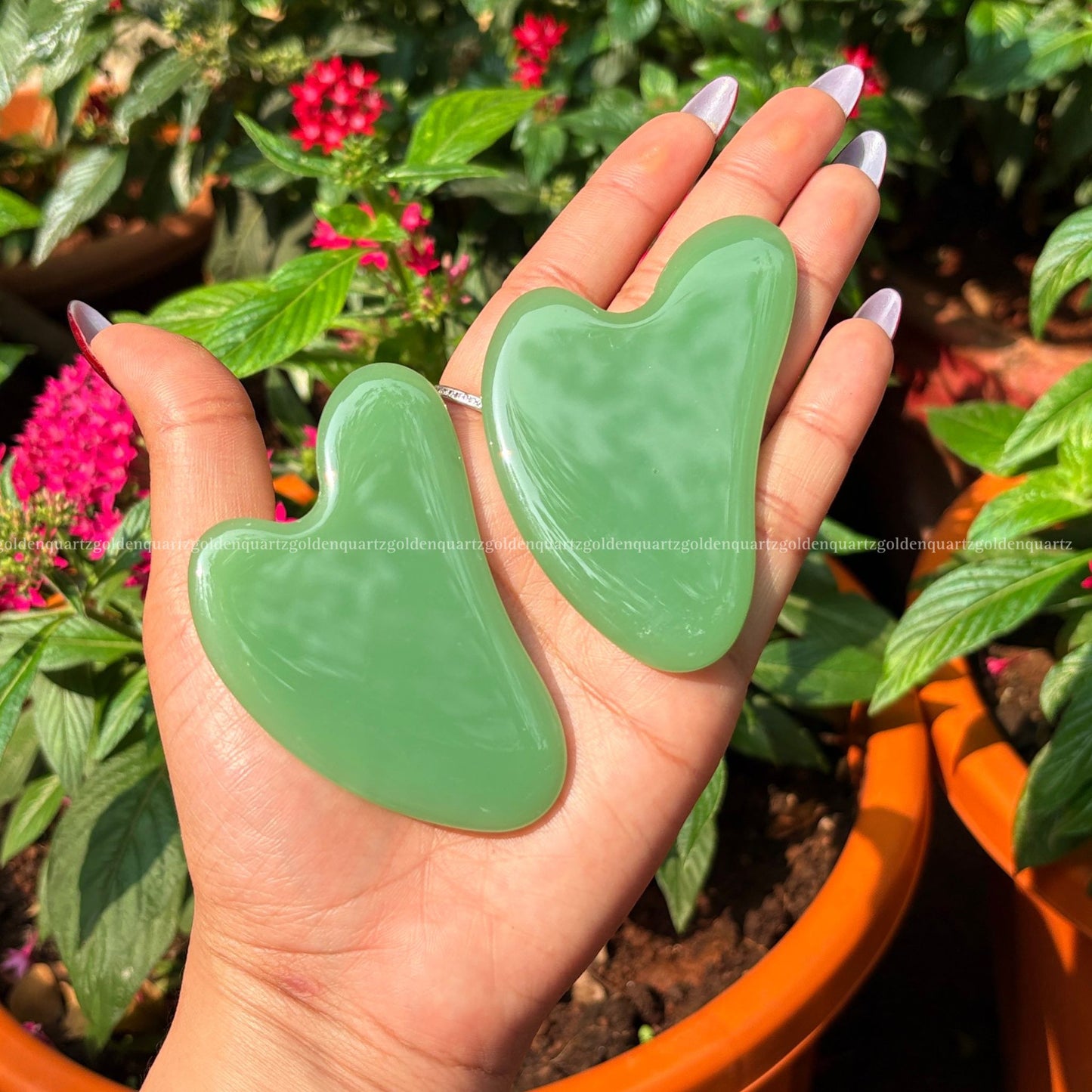 Green Aventurine Gau sha