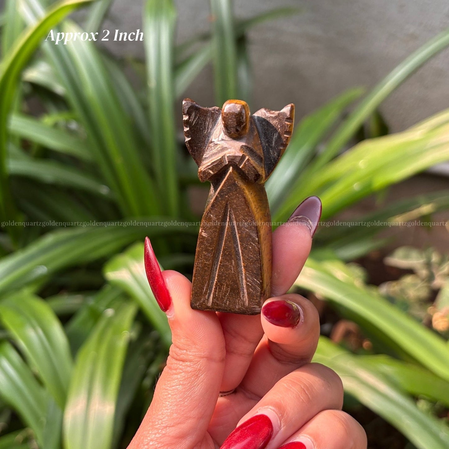 Tiger Eye Archangel - Golden Quartz