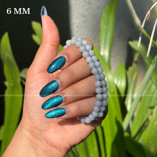 ANGELITE BRACELET - Golden Quartz