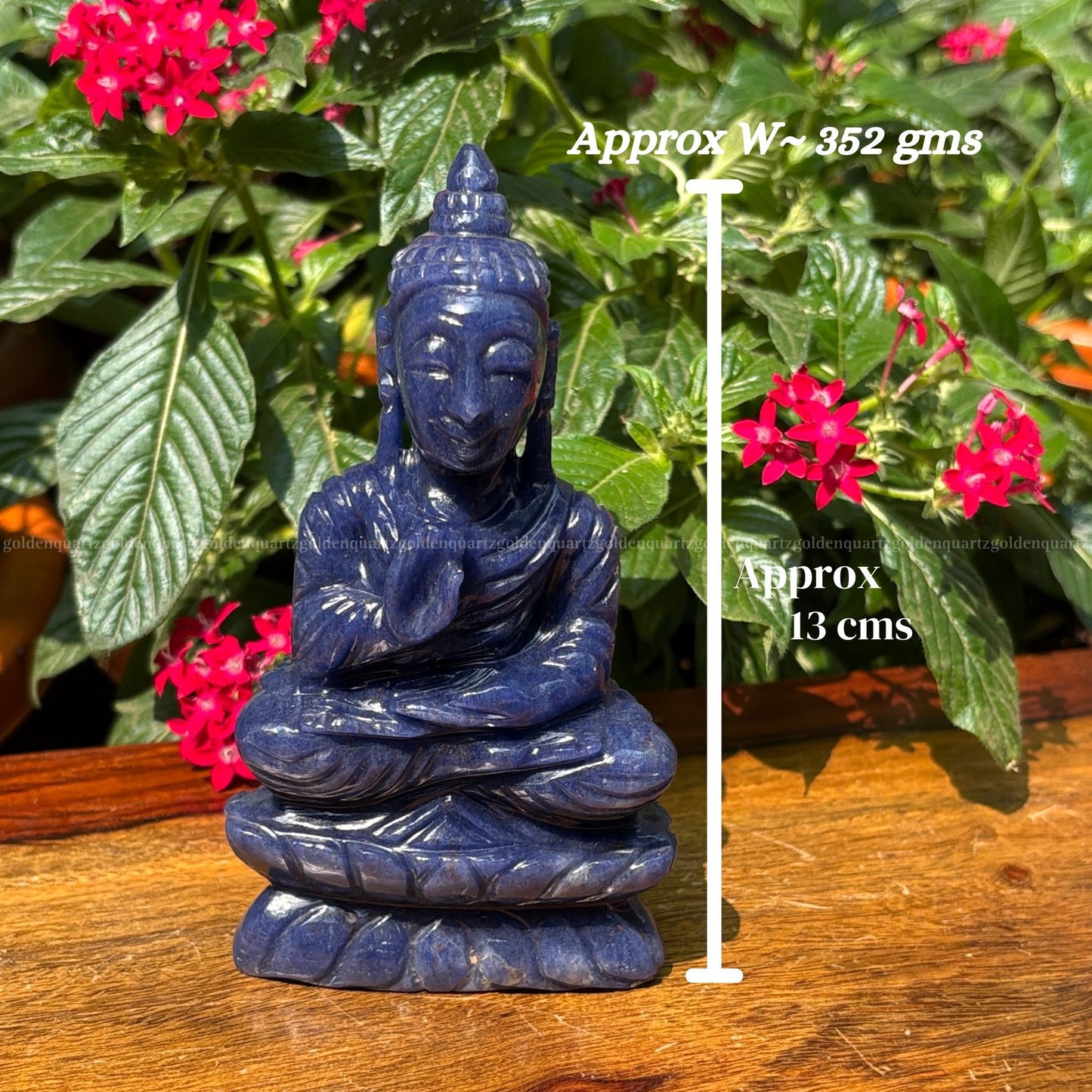Sodalite Buddha for Wisdom, Peace & Mental Clarity