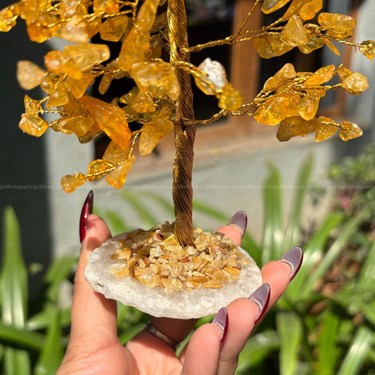 CITRINE TREE - Golden Quartz