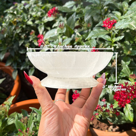 SELENITE RIM BOWL