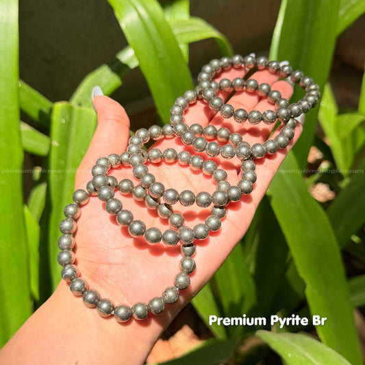 Pyrite Gem Quality Bracelet
