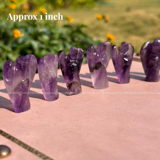 Amethyst Angel - Golden Quartz
