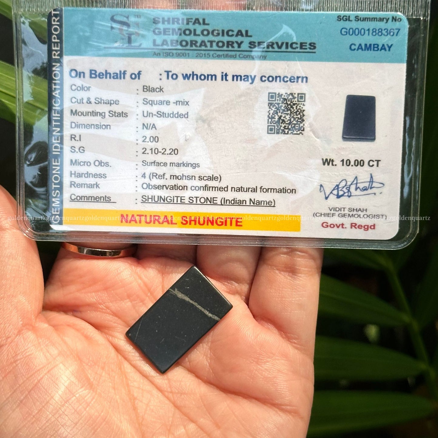 Shungite Chip Anti-Radiant Chips