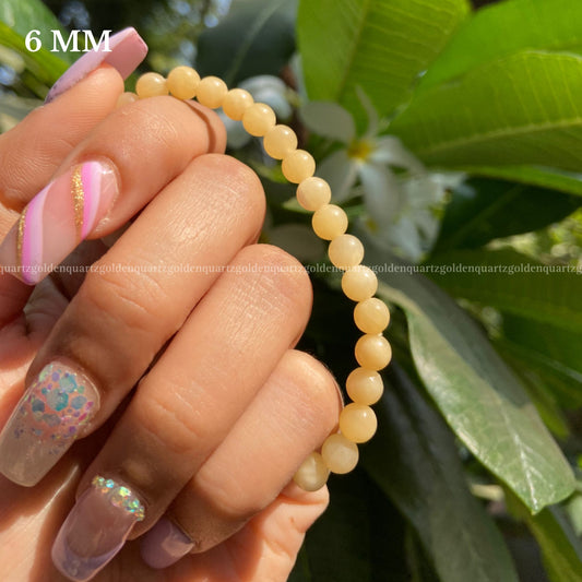 YELLOW CALCITE BRACELET - Golden Quartz