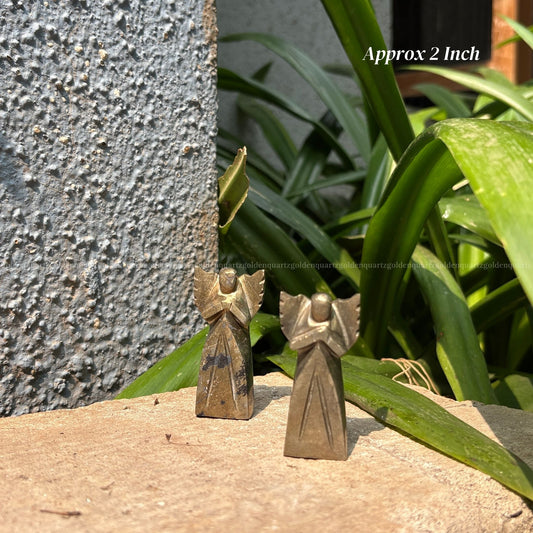 Pyrite Archangel - Golden Quartz