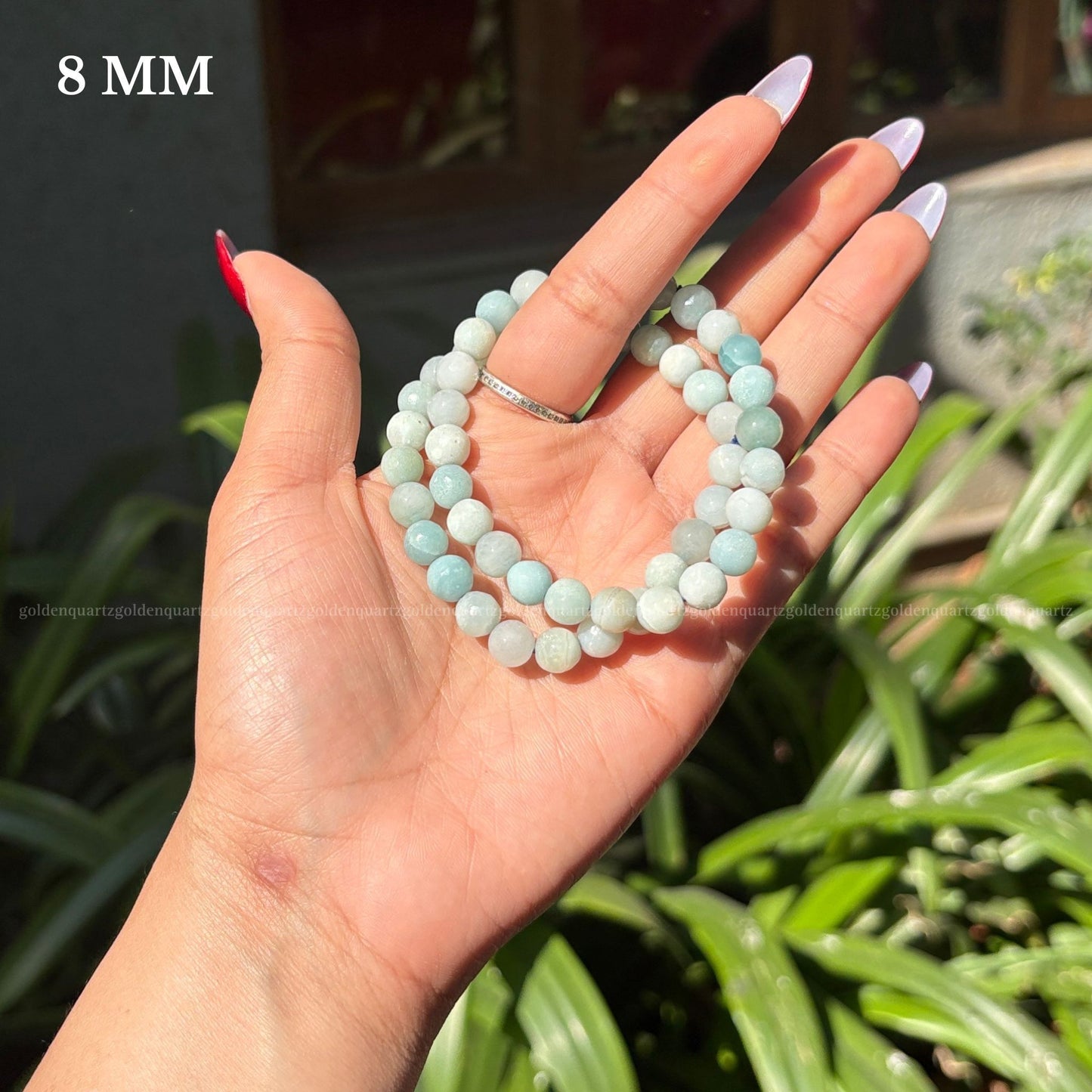 Amazonite Dc (Diamond Cut) Bracelet