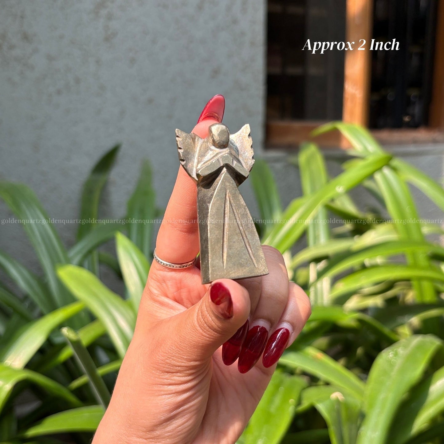 Pyrite Archangel - Golden Quartz