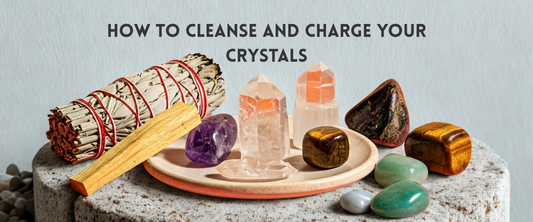 How to Cleanse and Charge Your Crystals with Sage or Palo Santo: A Step-by-Step Guide