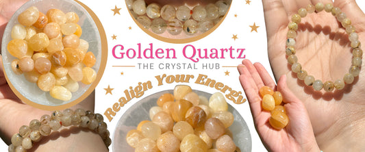 Golden Quartz Realign Your Energy & Find Your Direction