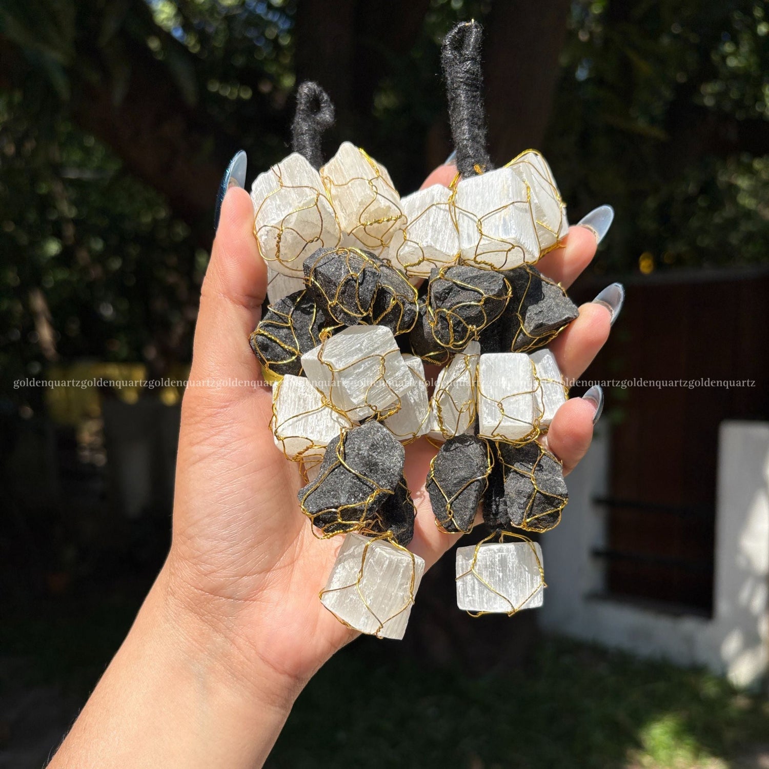 Black Tourmaline & Selenite