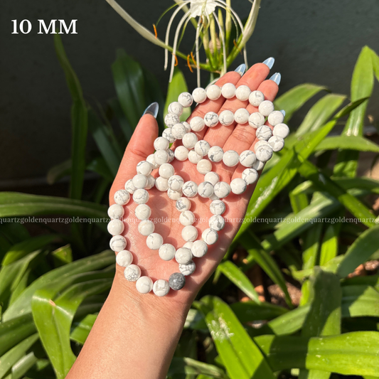 HOWLITE BRACELET - Golden Quartz 