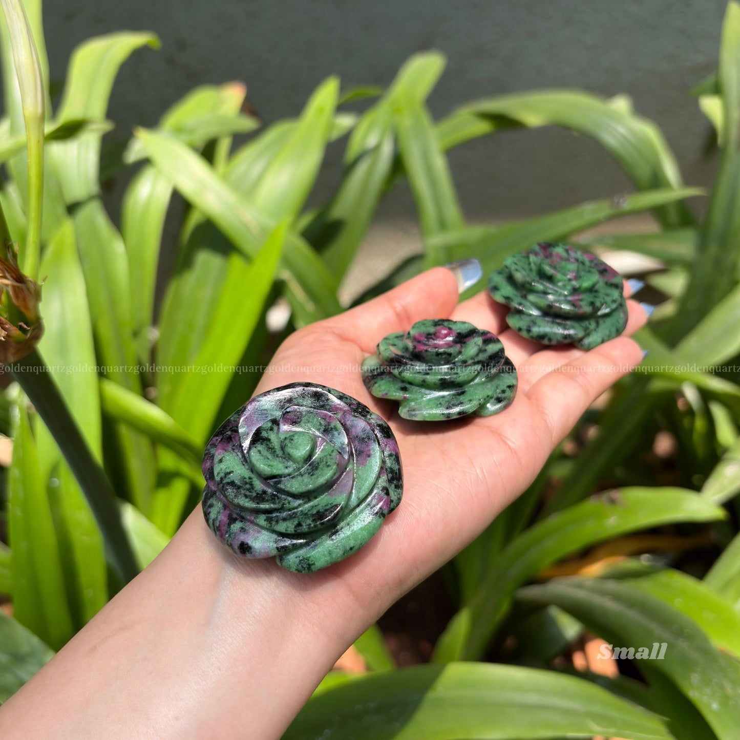 CRYSTAL ROSES - Golden Quartz 