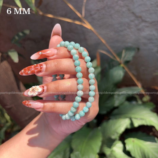 AMAZONITE BRACELET - Golden Quartz 