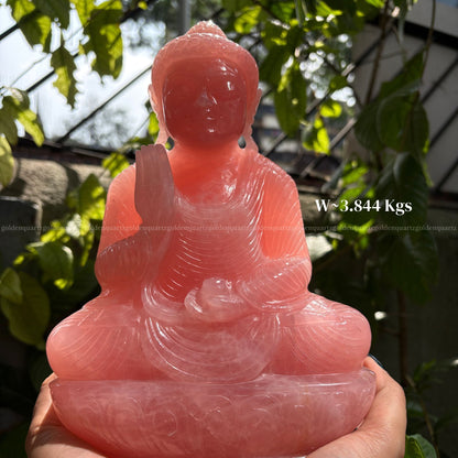 Rose Quartz Buddha – Love, Peace & Emotional Healing