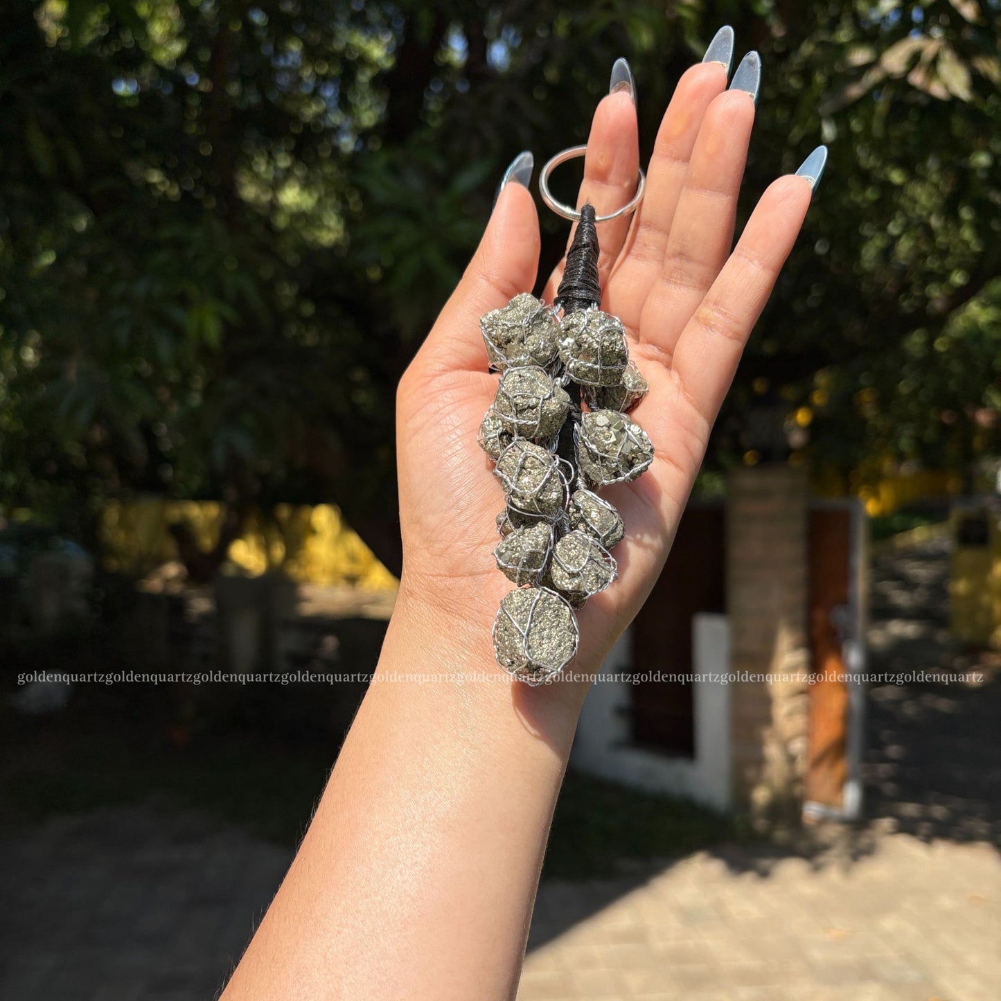 Pyrite Grape Hanging