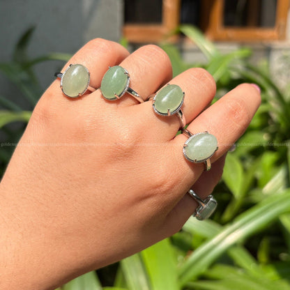 Green Aventurine Ring – Luck, Prosperity & Growth