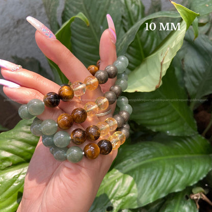 Money Magnet Bracelet - Golden Quartz 