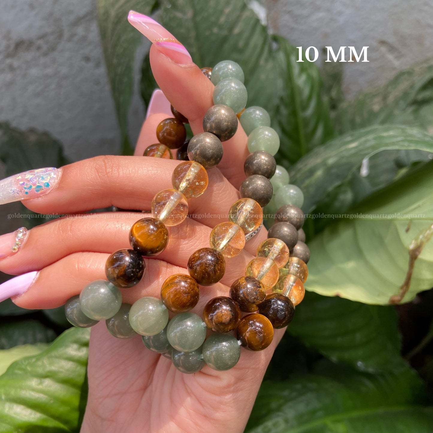 Money Magnet Bracelet - Golden Quartz 