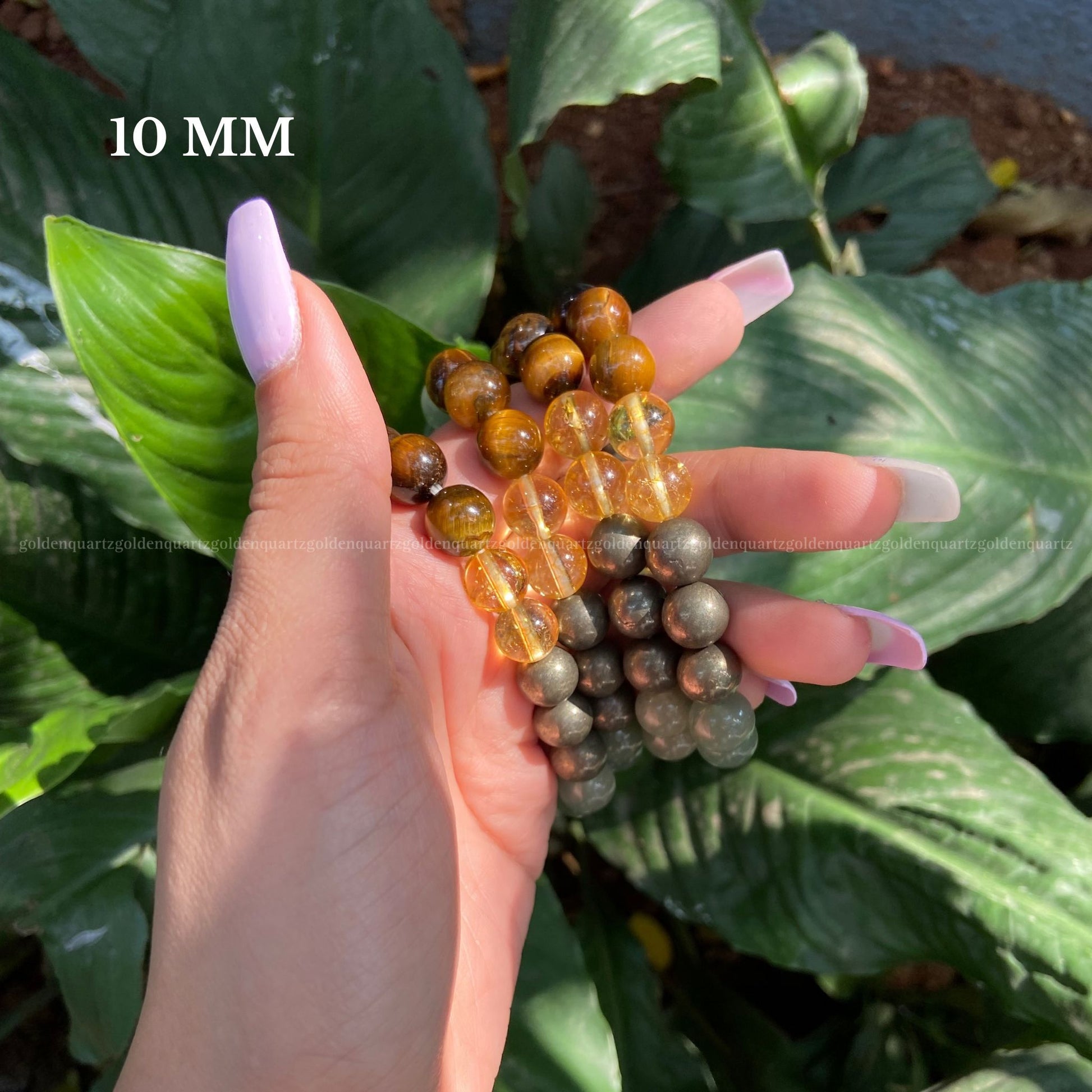 Money Magnet Bracelet - Golden Quartz 