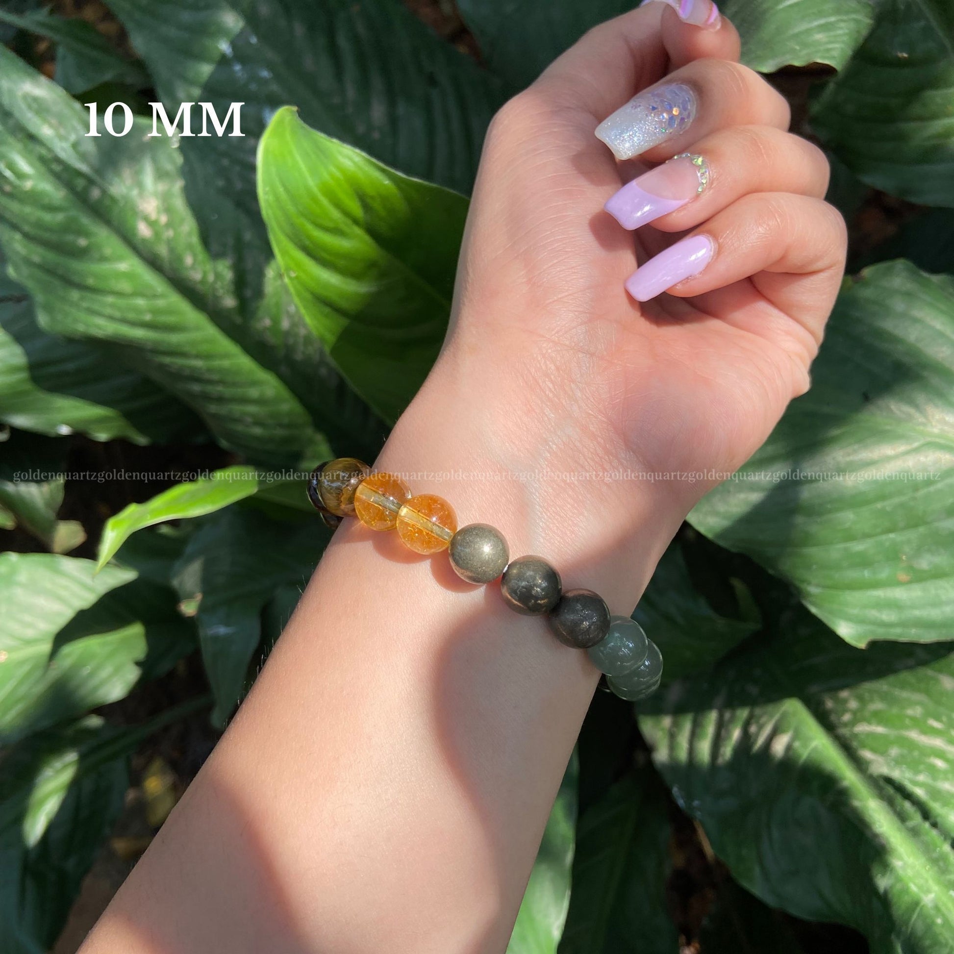 Money Magnet Bracelet - Golden Quartz 