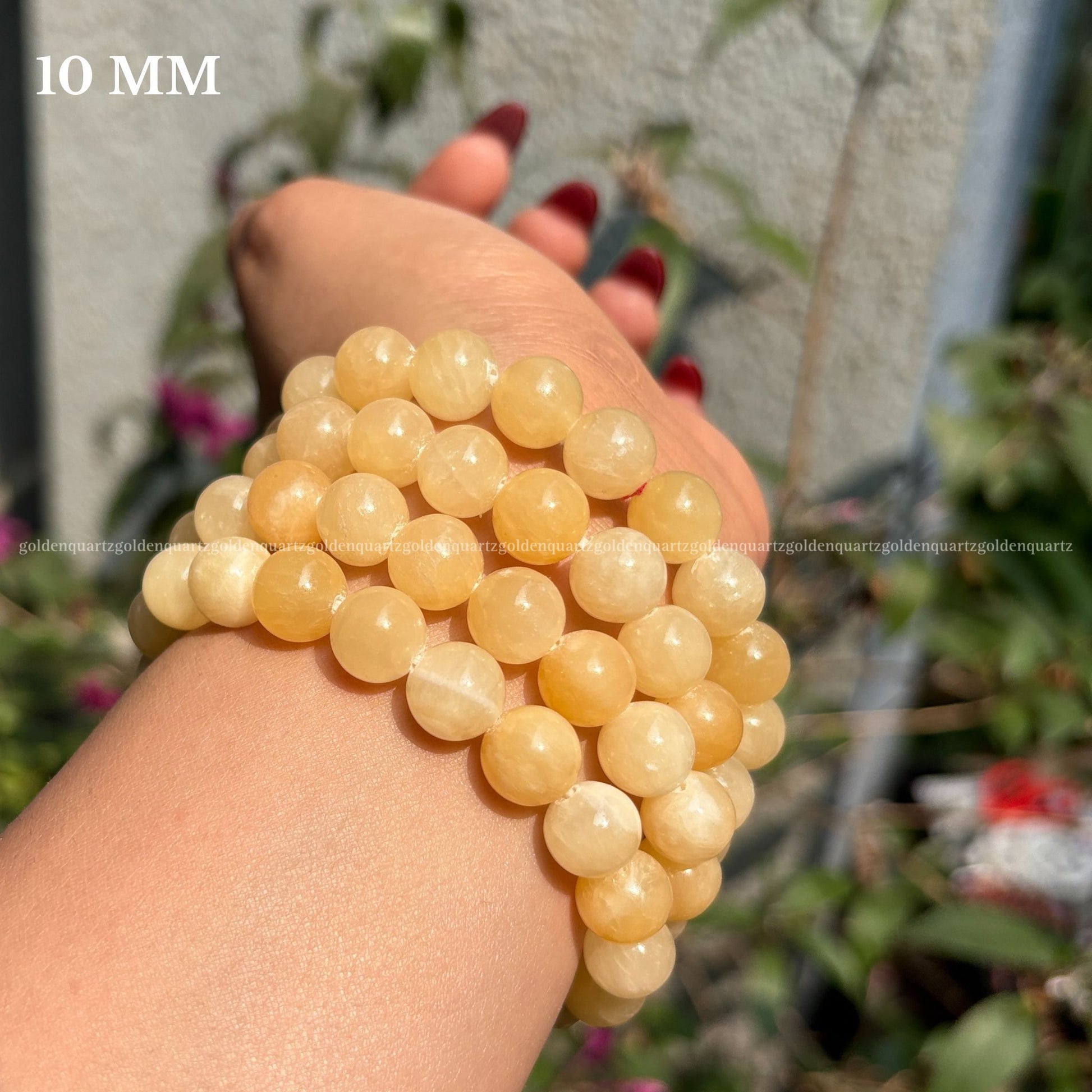 YELLOW CALCITE BRACELET - Golden Quartz 