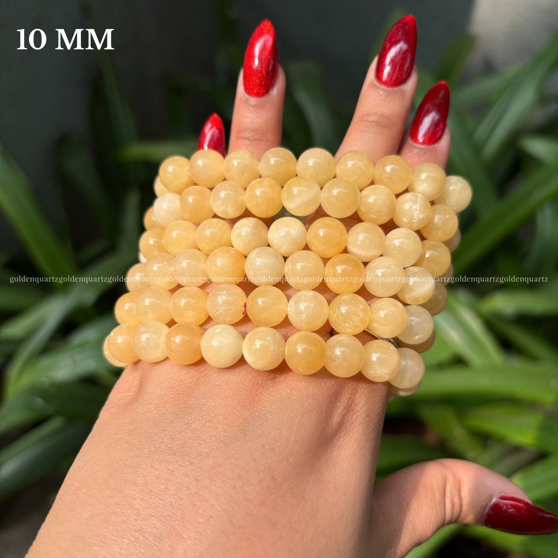 YELLOW CALCITE BRACELET - Golden Quartz 