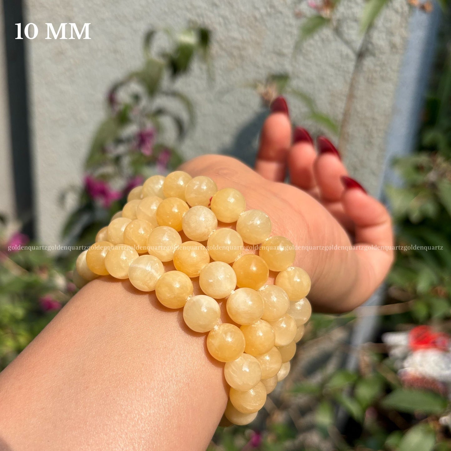YELLOW CALCITE BRACELET - Golden Quartz 