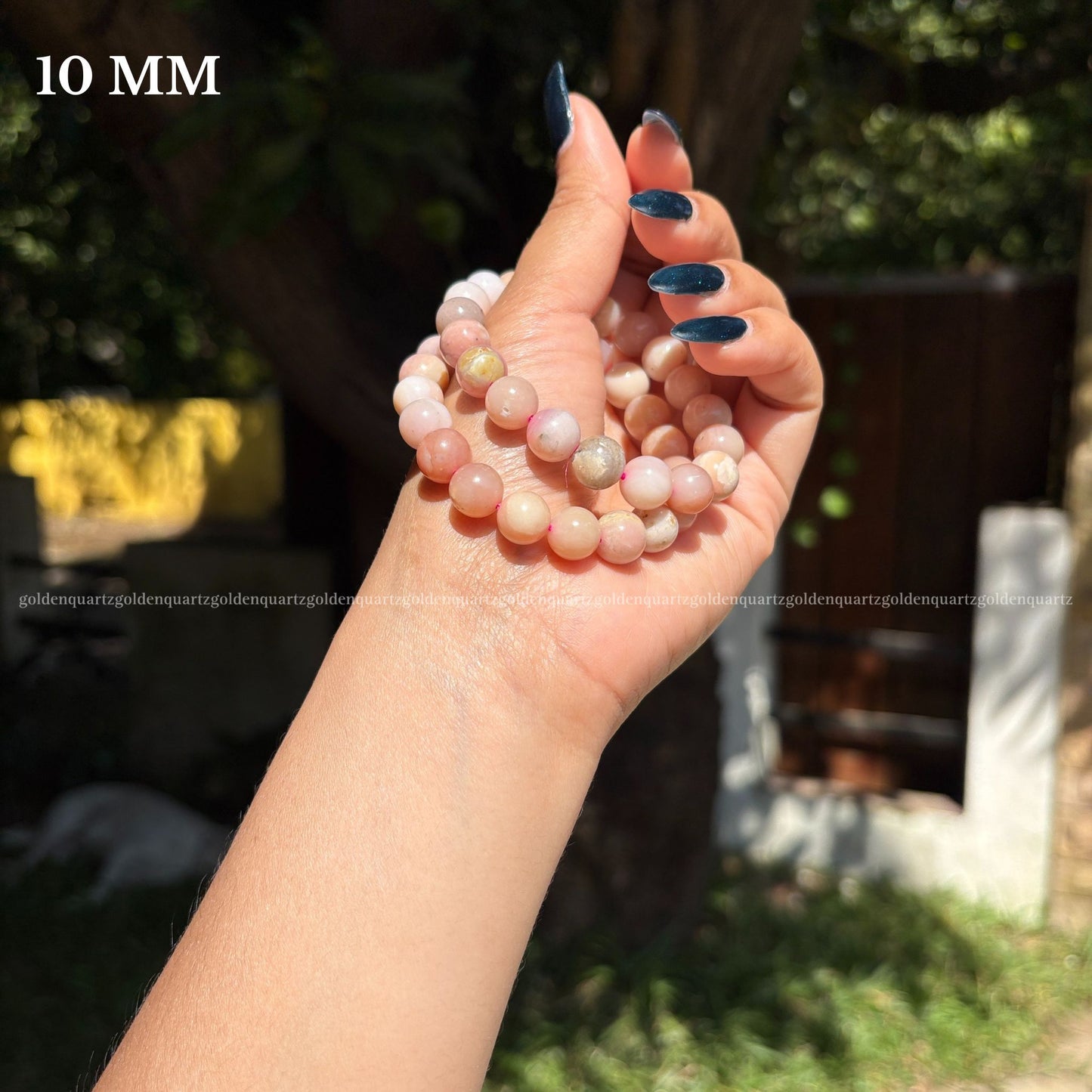 PINK OPAL BRACELET - Golden Quartz 