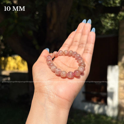 STRAWBERRY QUARTZ BRACELET