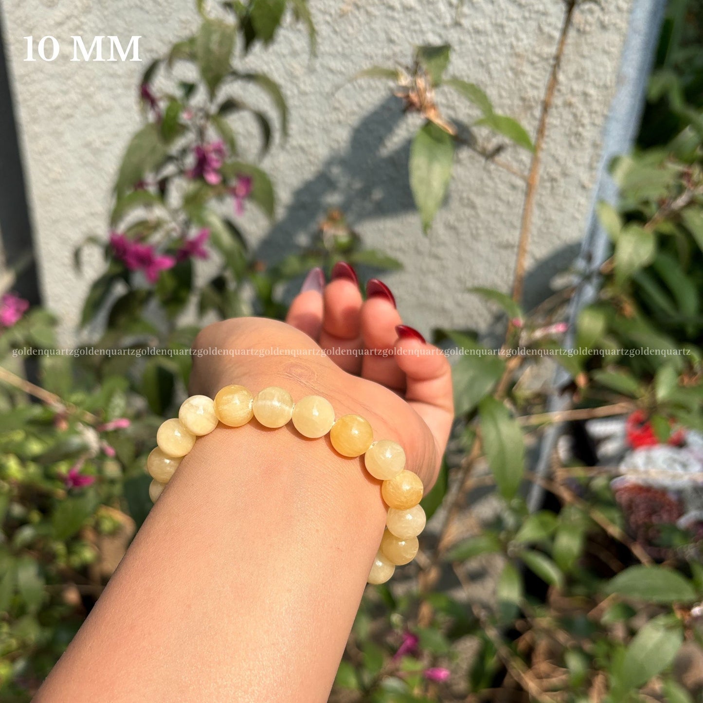 YELLOW CALCITE BRACELET - Golden Quartz 