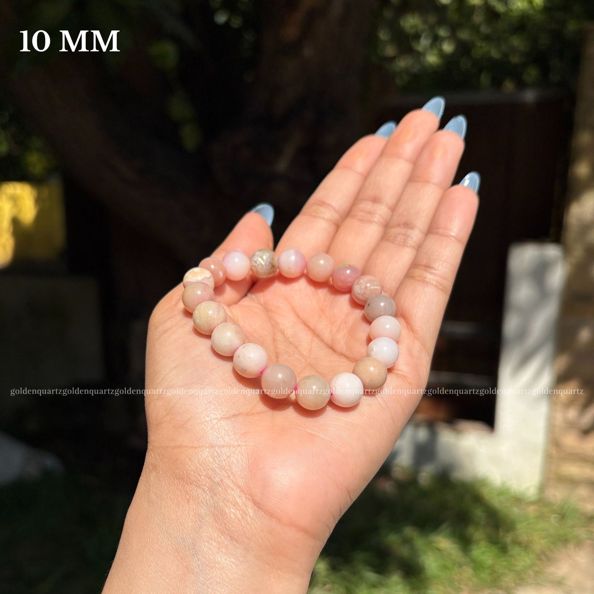 PINK OPAL BRACELET - Golden Quartz 