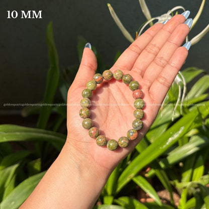 UNAKITE BRACELET - Golden Quartz 