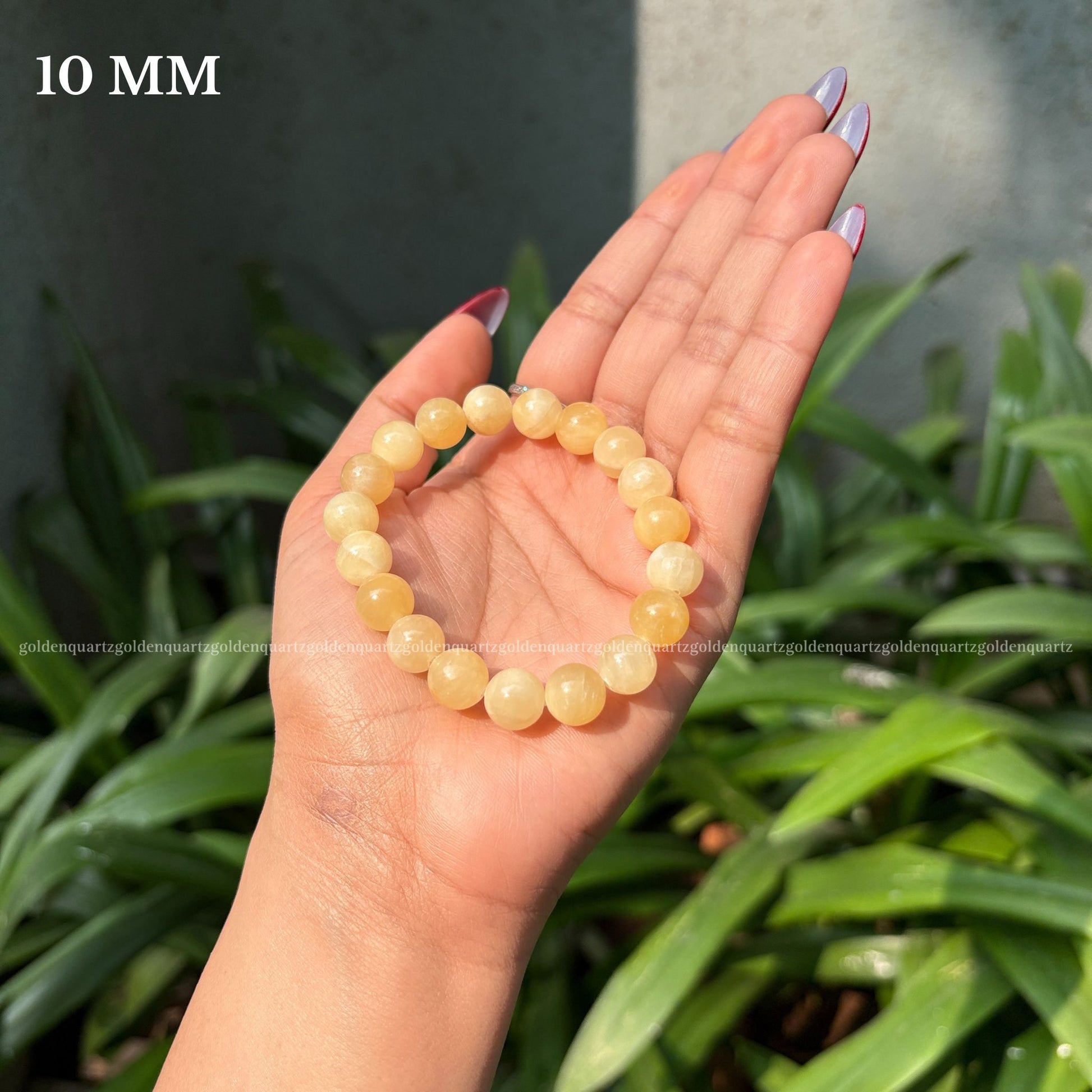 YELLOW CALCITE BRACELET - Golden Quartz 