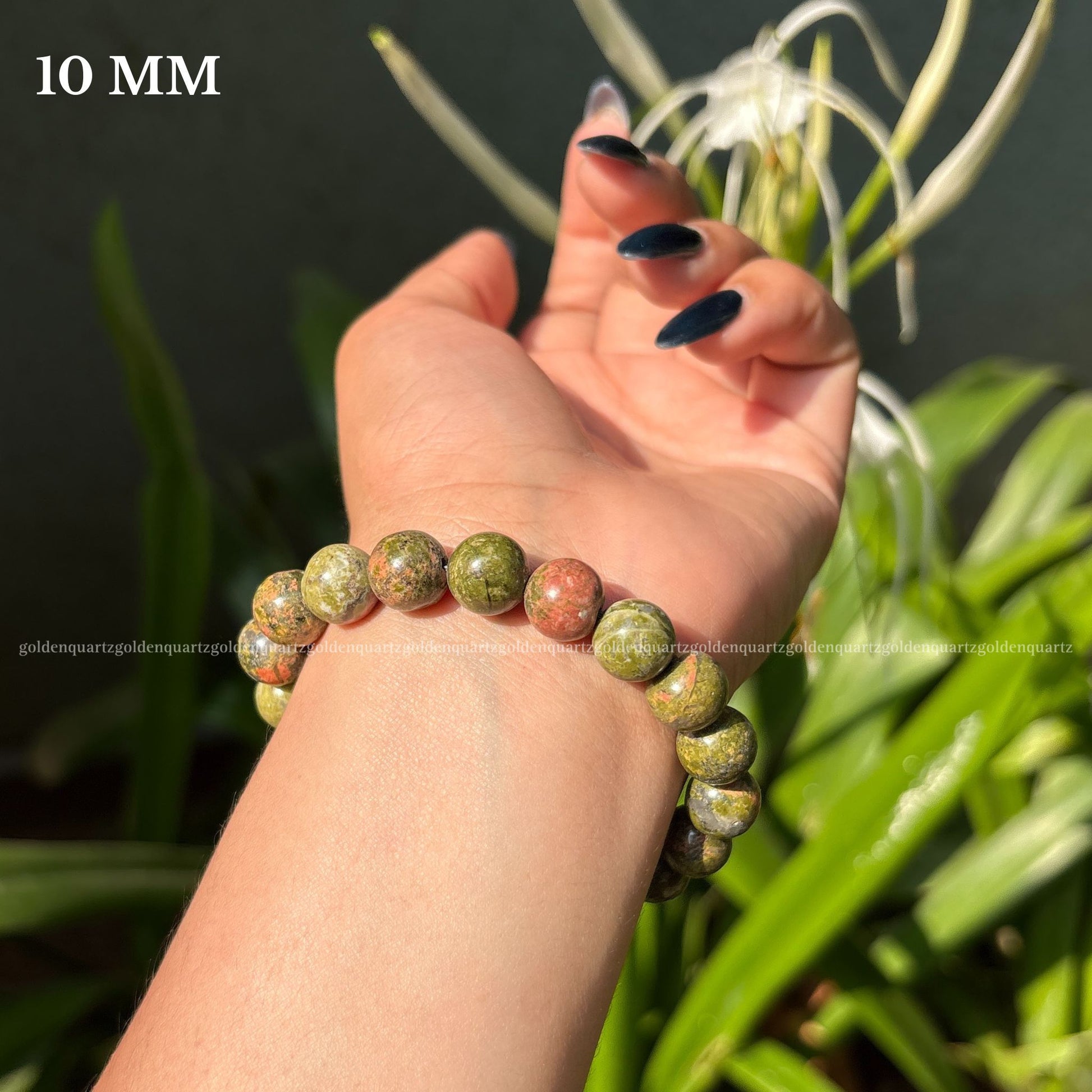 UNAKITE BRACELET - Golden Quartz 