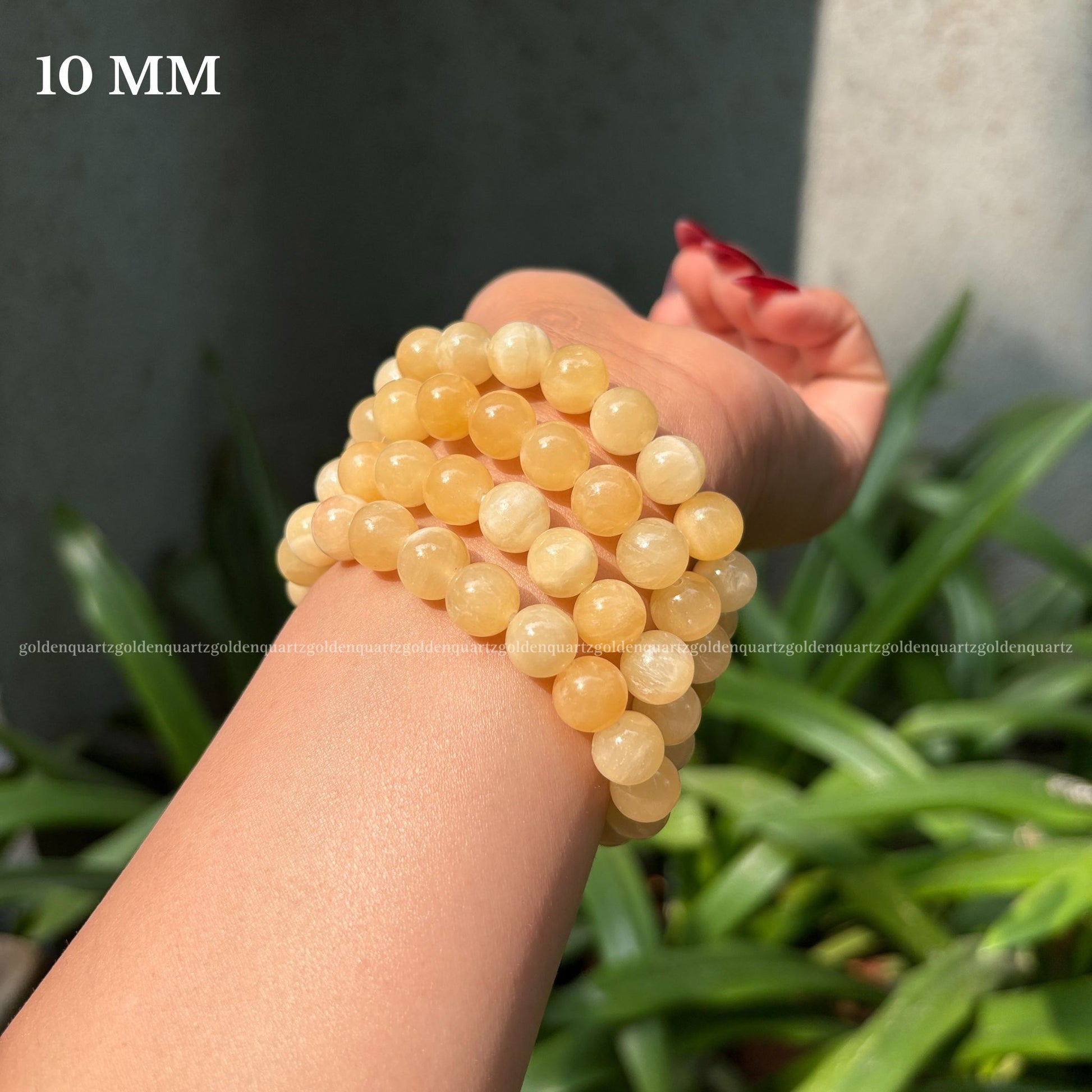YELLOW CALCITE BRACELET - Golden Quartz 