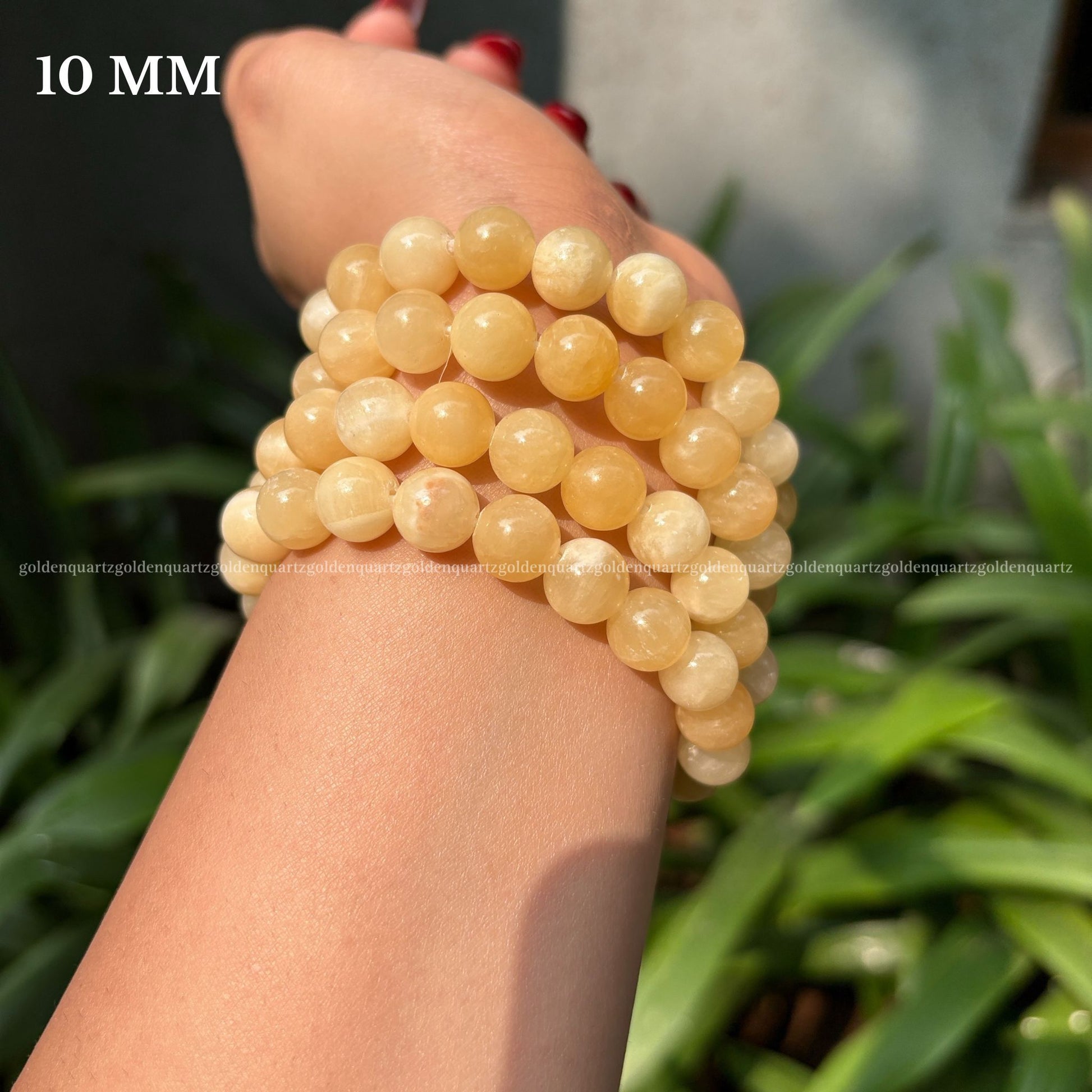 YELLOW CALCITE BRACELET - Golden Quartz 