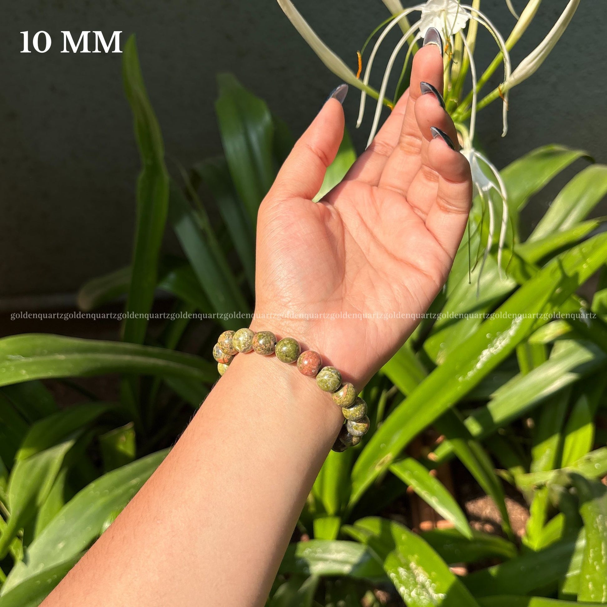 UNAKITE BRACELET - Golden Quartz 
