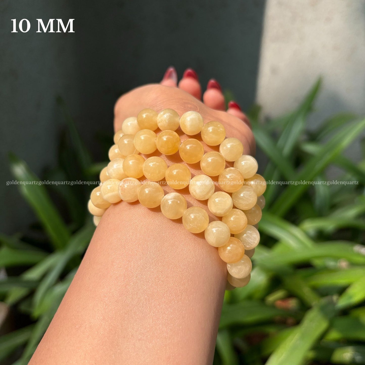YELLOW CALCITE BRACELET - Golden Quartz 