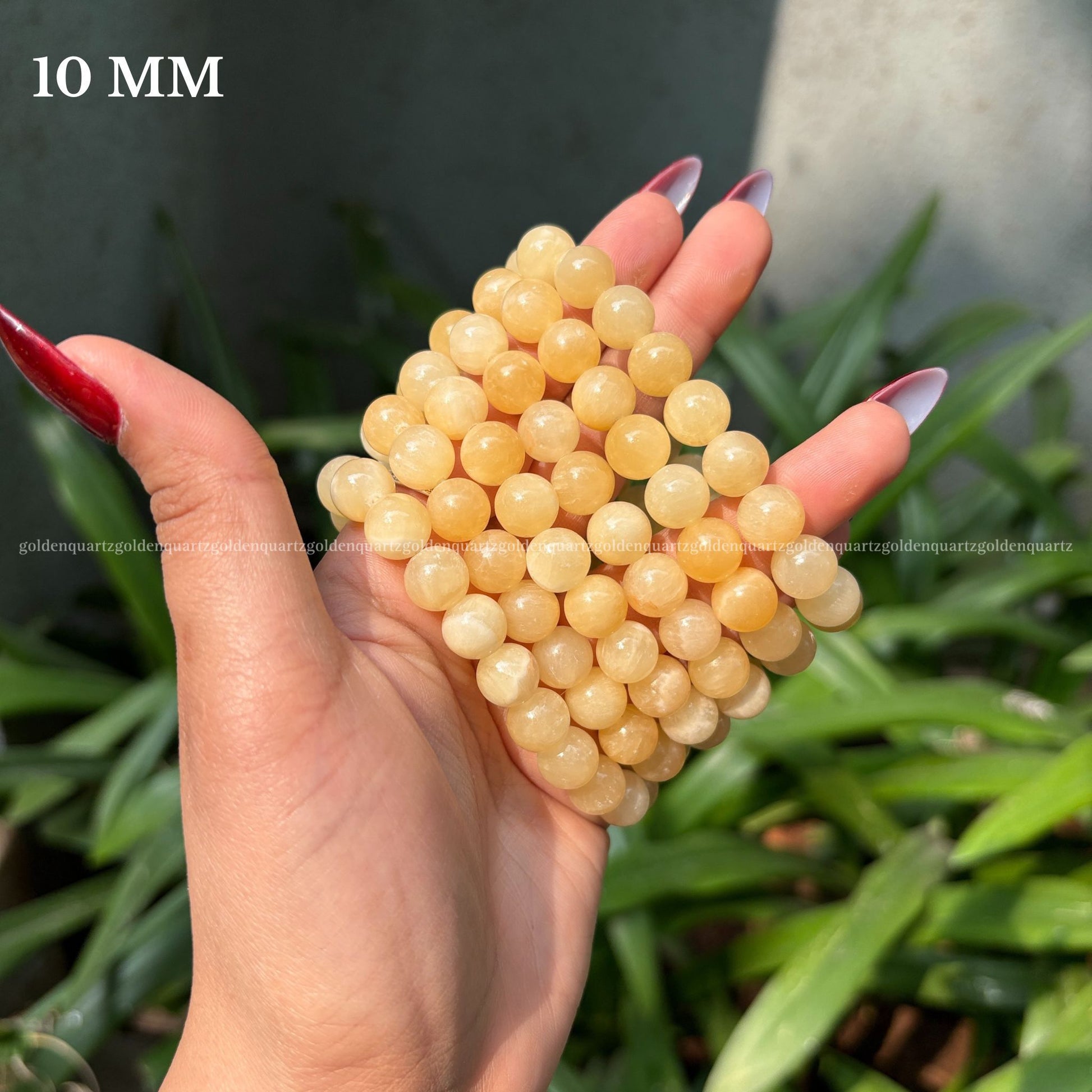 YELLOW CALCITE BRACELET - Golden Quartz 