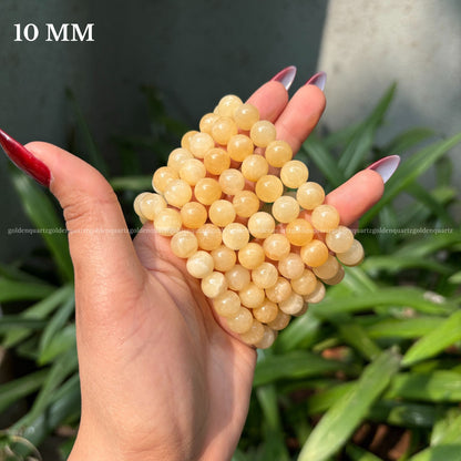 YELLOW CALCITE BRACELET - Golden Quartz 