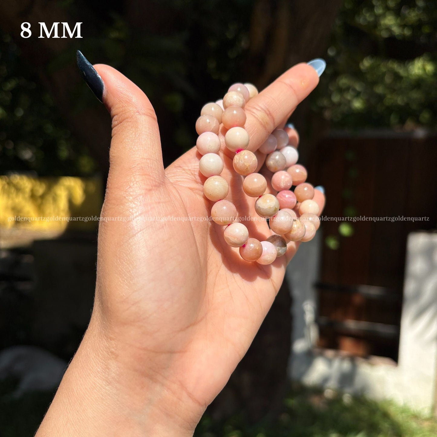 PINK OPAL BRACELET - Golden Quartz 