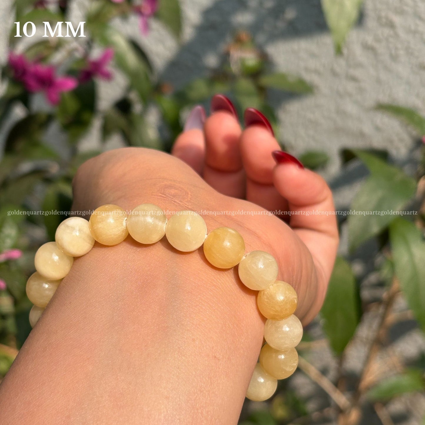 YELLOW CALCITE BRACELET - Golden Quartz 