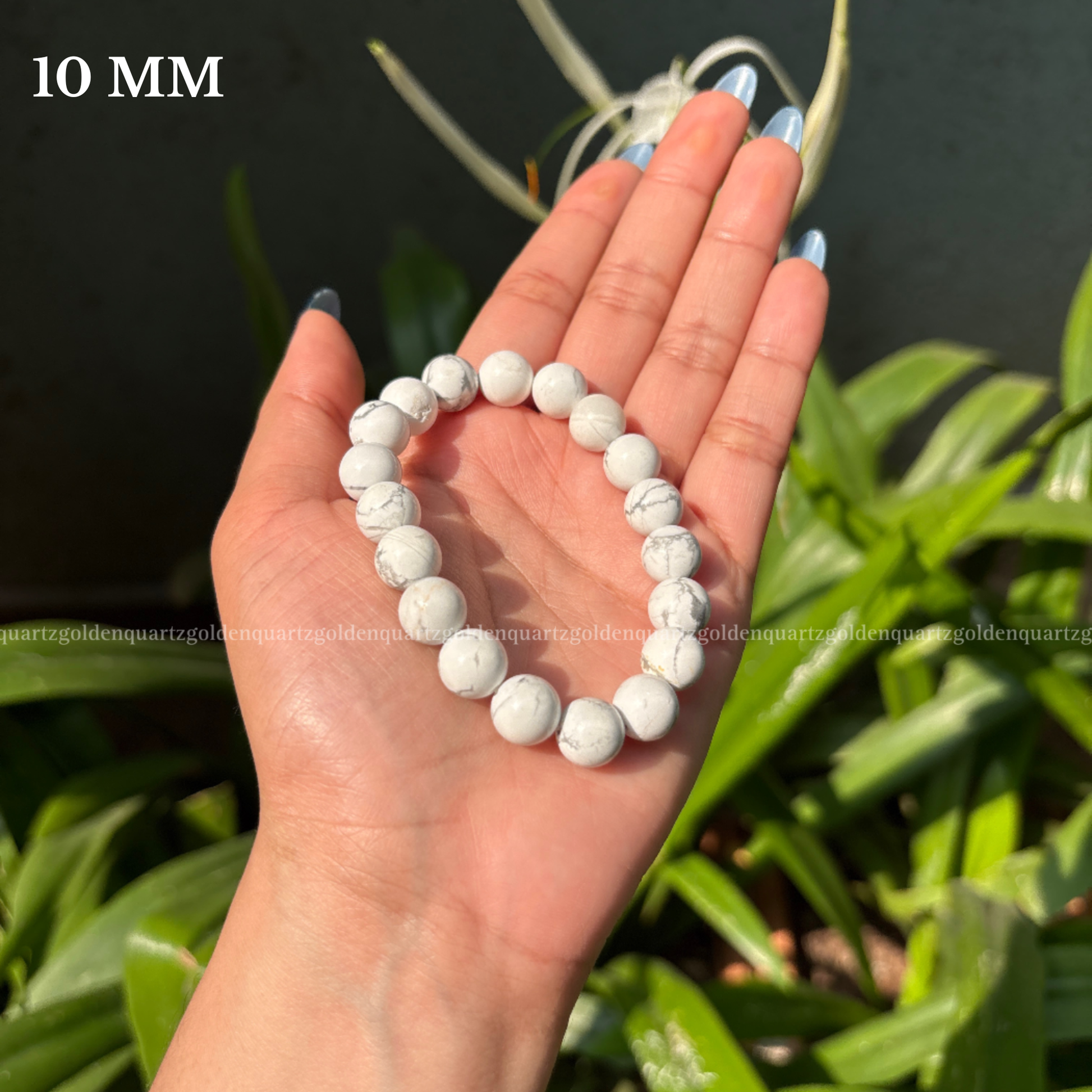 HOWLITE BRACELET - Golden Quartz 
