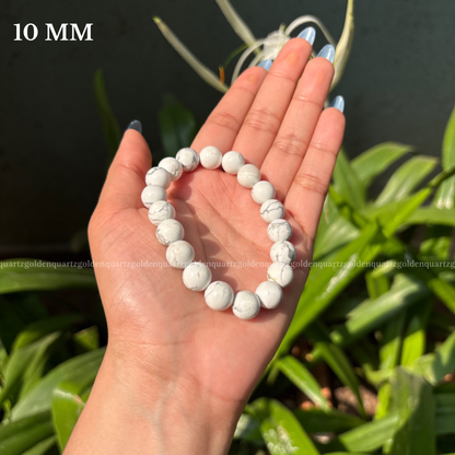 HOWLITE BRACELET - Golden Quartz 