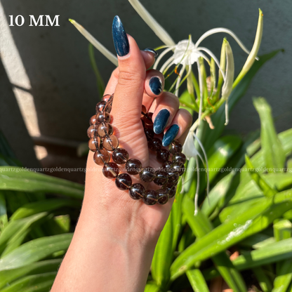 Smoky Quartz Bracelet - Golden Quartz 