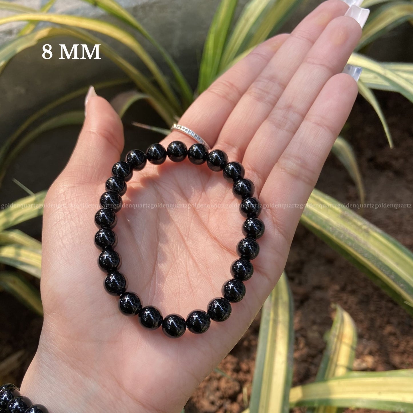 Black Tourmaline Bracelet For Protection