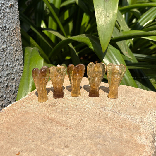 Chocolate Fluorite Angel