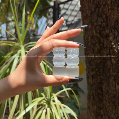 Selenite Baby Owls – Wisdom, Calmness & Pure Energy